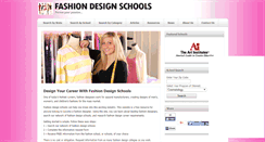 Desktop Screenshot of fashion-design-schools.net